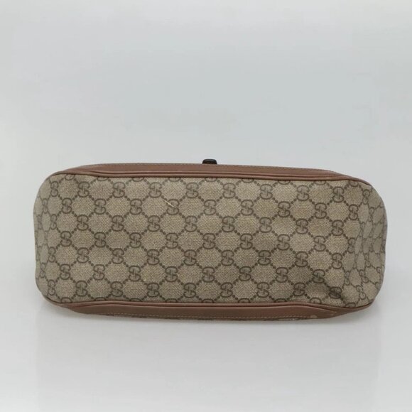 GUCCI GG Supreme Shoulder Bag PVC Beige Gold 336748 Auth 116246 - Picture 6 of 14